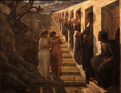 Poem of the Soul - Bad Path by Louis Janmot